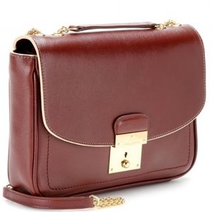 Marc Jacobs "Mini Polly" Convertible Leather Crossbody & Shoulder Bag, Chestnut